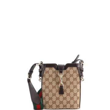 Gucci Bucket Bag Gg Canvas With Leather