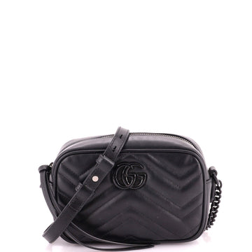 Gucci Gg Marmont Monochrome Shoulder Bag