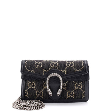 Gucci Dionysus Bag Gg Denim Super Mini