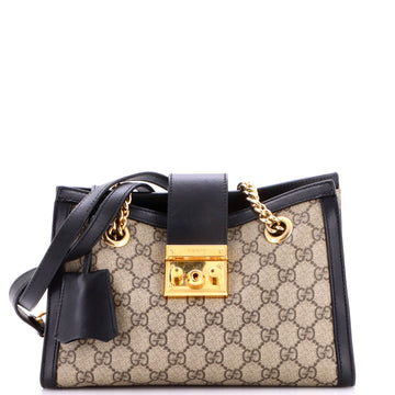 Gucci Padlock Chain Tote Gg Coated