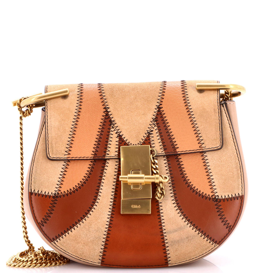Chloe Drew Patchwork Crossbody Bag