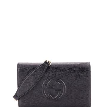 Gucci Soho Wallet On Chain Leather