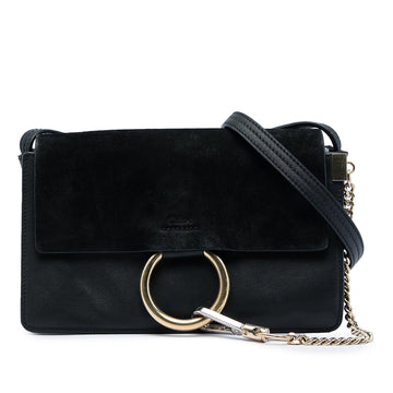 Chloe Faye Shoulder Bag Leather And