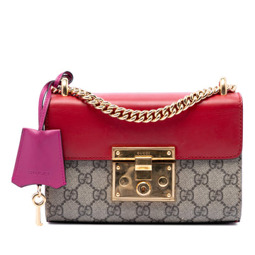 Gucci Padlock Shoulder Bag Gg Coated