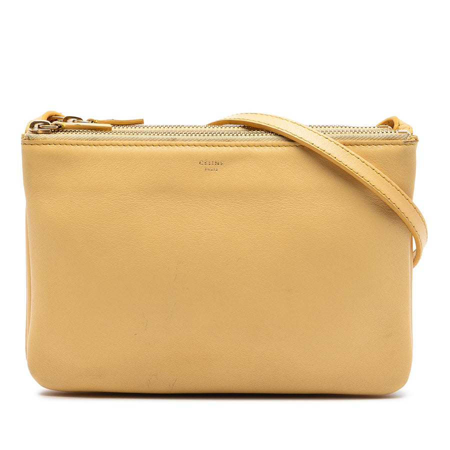 Celine Trio Crossbody Bag Leather Small