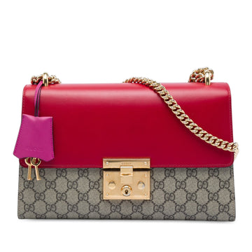 Gucci Padlock Shoulder Bag Gg Coated