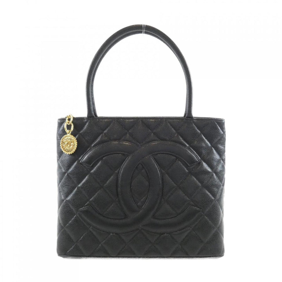 Chanel Medallion Tote Quilted Caviar