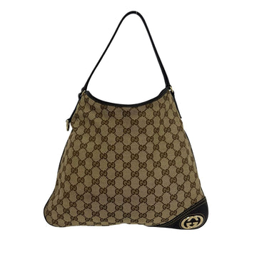 Gucci New Britt Hobo Gg Canvas Medium