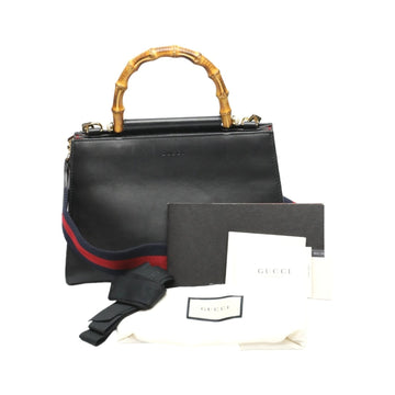 Gucci Nymphaea Top Handle Bag Leather