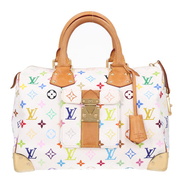 Louis Vuitton Multicolor Speedy 30 White