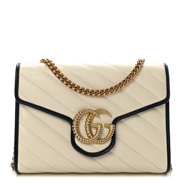 Gucci Vintage Effect Calfskin Matelasse