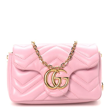 Gucci Lambskin Matelasse Mini Gg Marmont