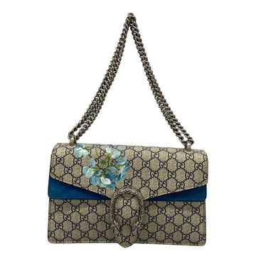 Gucci Dionysus Beige Blue Silver Pvc