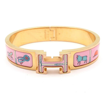 Hermes Clic Clac Gold Pink Hardware