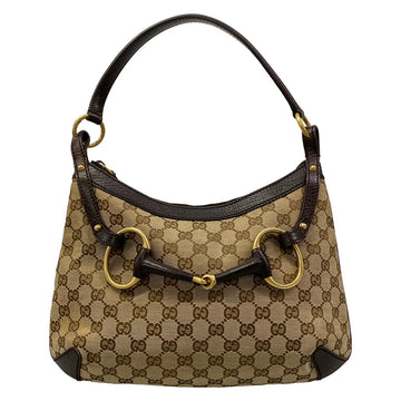 Gucci Horsebit/Gg Beige Dark Brown