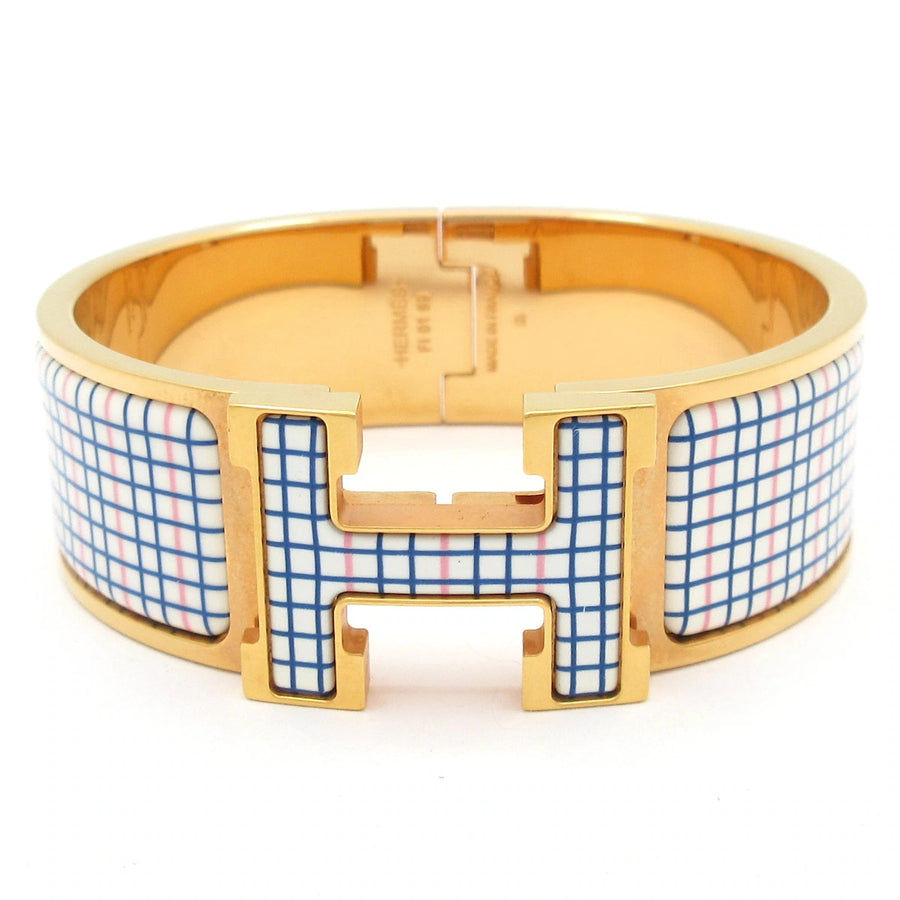 Hermes Clic Clac H Rose Gold White Multi
