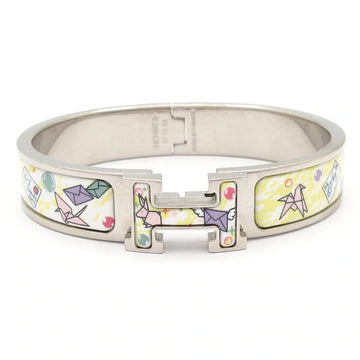Hermes Clic H Silver White Hardware