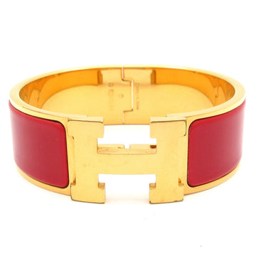 Hermes Clic Clac H Gold Red Hardware