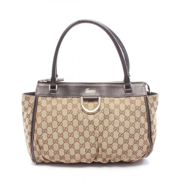 Gucci Abbey Gg Canvas Tote Shoulder Bag