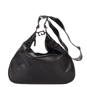 Gucci Attache Shoulder Bag Leather Large