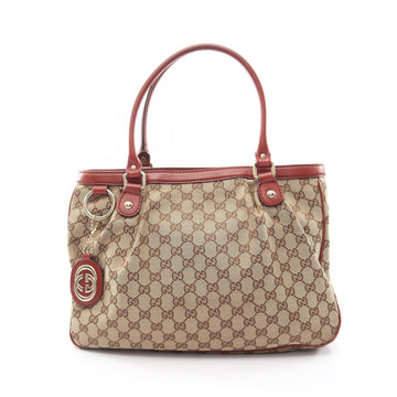 Gucci Sukey Tote Bag Canvas Leather