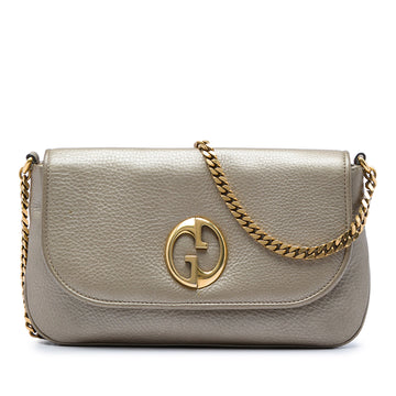 Gucci Chain Shoulder Bag Leather Medium