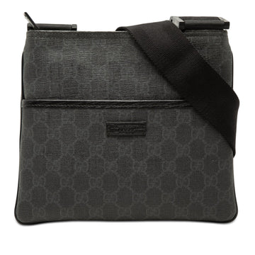 Gucci Flat Messenger Bag Gg Coated