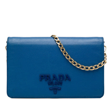 Prada Monochrome Wallet On Chain