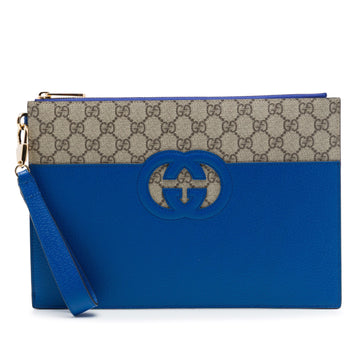 Gucci Gg Supreme And Calfskin Cut Out