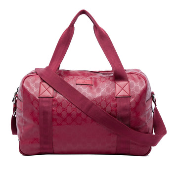 Gucci Large Gg Imprime Duffle Bag Pre-
