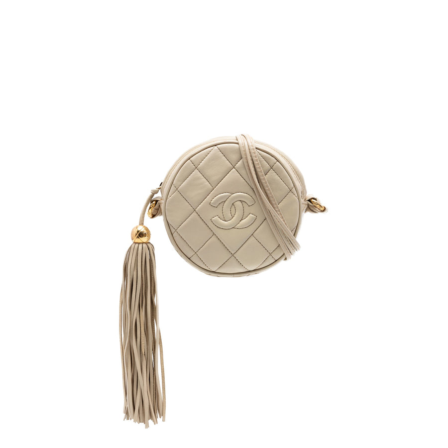Chanel Vintage Round Tassel Crossbody