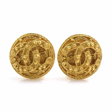 Chanel Vintage Cc Logo Earrings