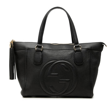Gucci Soho Zip Tote Leather Small