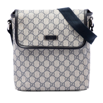 Gucci Flap Messenger Gg Coated Canvas