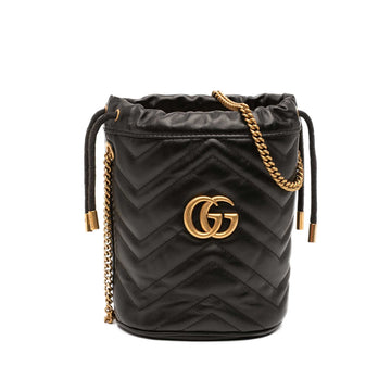 Gucci Gg Marmont Bucket Bag Matelasse