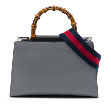 Gucci Nymphaea Top Handle Bag Leather