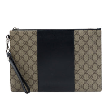Gucci Double Web Belt Bag Gg Coated