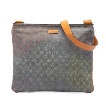 Gucci Zip Top Messenger Bag Gg Coated