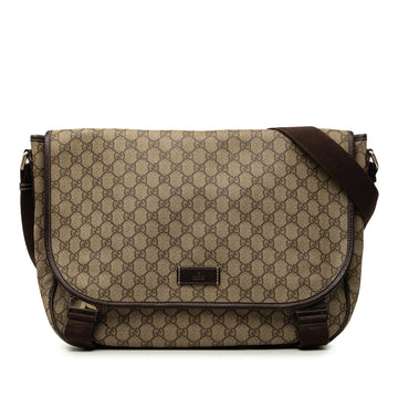 Gucci Double Buckle Messenger Bag Gg