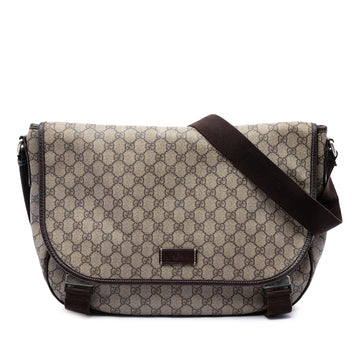 Gucci Double Buckle Messenger Bag Gg