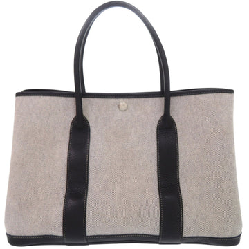 Hermes Garden Party Tote Toile And