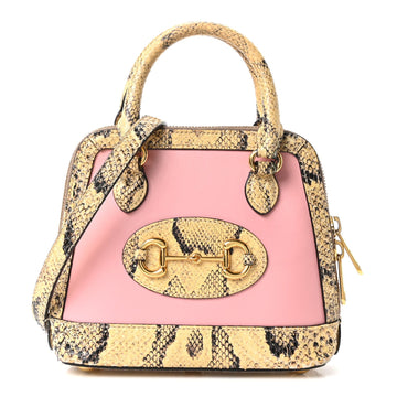 Gucci Snakeskin Boarded Plutone Calfskin