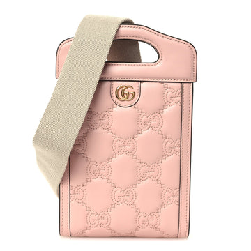 Gucci Calfskin Gg Matelasse Mini Top