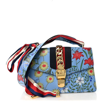 Gucci Shangai Calfskin Web New Flora
