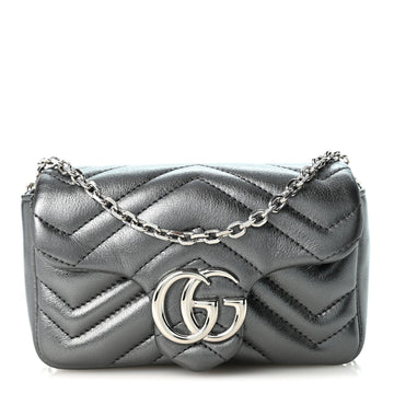 Gucci Metallic Lambskin Matelasse Mini