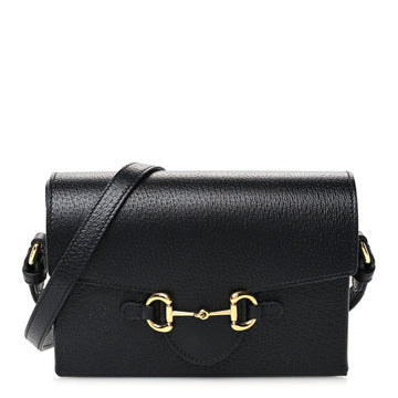 Gucci Calfskin Horsebit Shoulder Bag