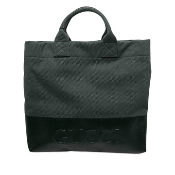 Gucci Canvas Embossed Logo Tote Pre-