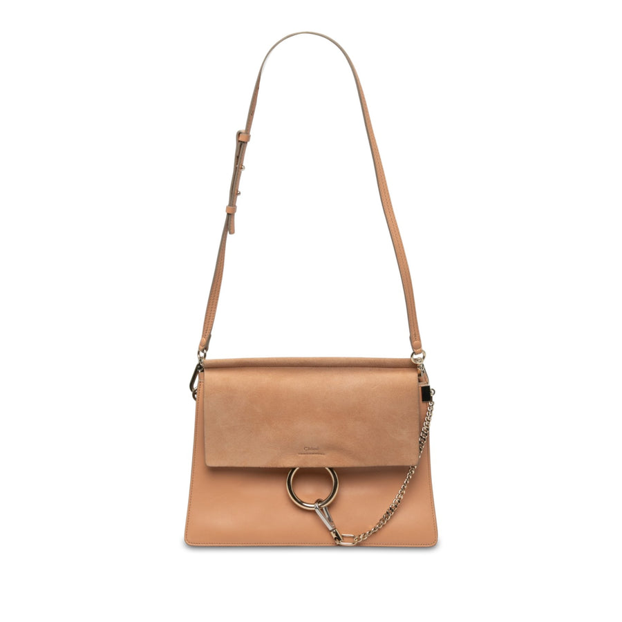 Chloé Medium Calfskin And Suede Faye