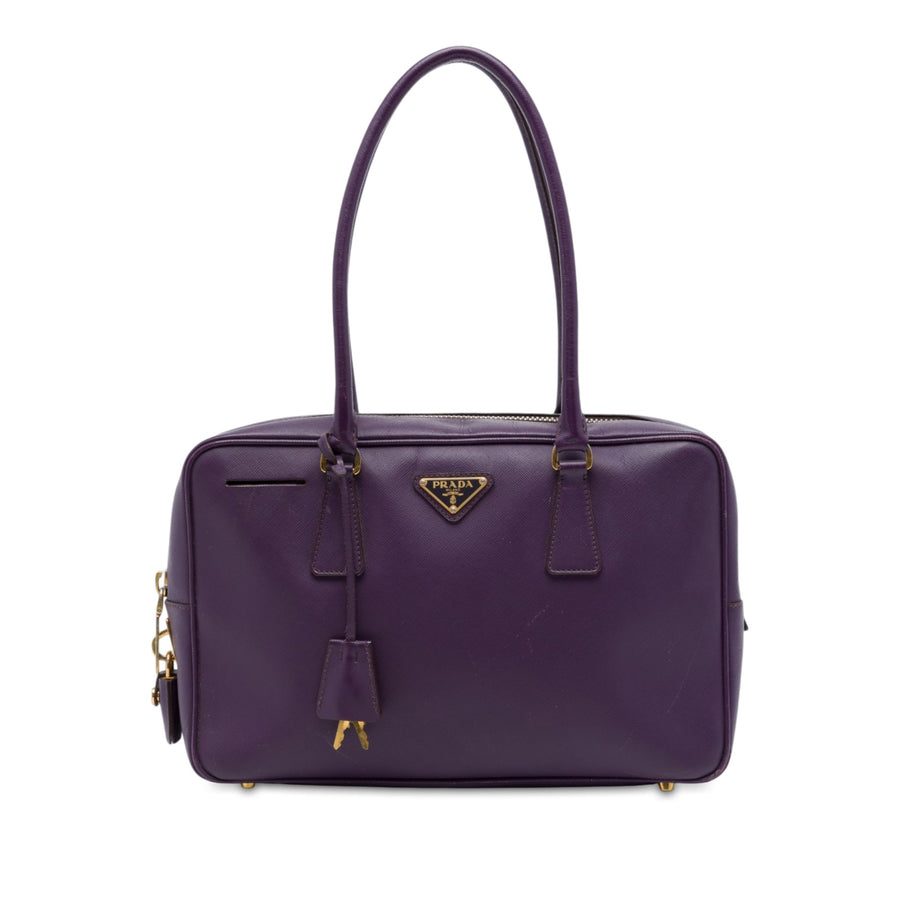 Prada Saffiano Lux Bauletto Top Handle