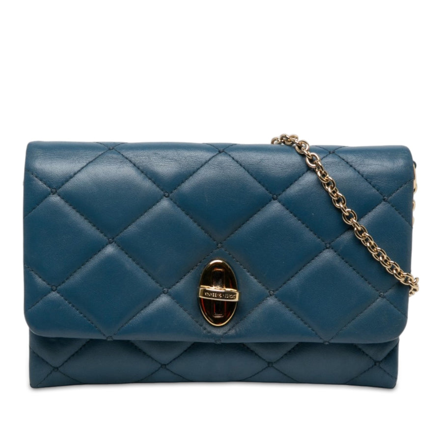 Dolce & Gabbana Quilted Leather Chain